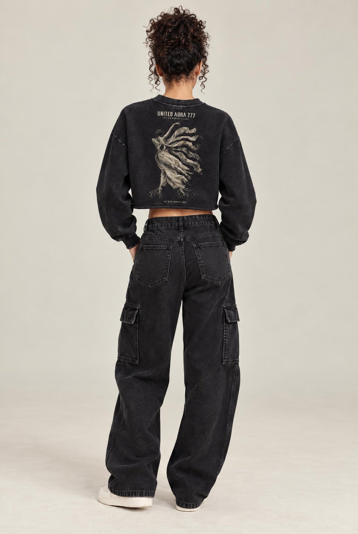 The Wind Carries Light Cropped Sweatshirt