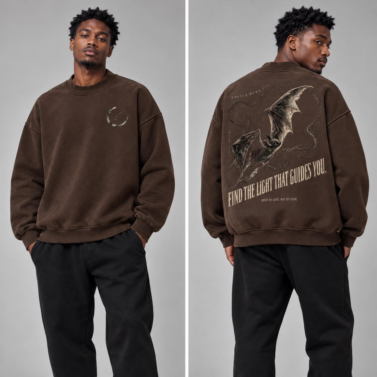 Men's Relaxed Find the Light Mock-Neck Sweatshirt