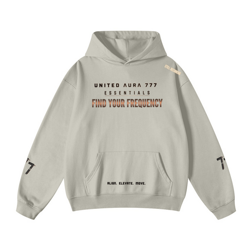 445GSM Unisex Fall&Winter Loopback Hoodie Sand