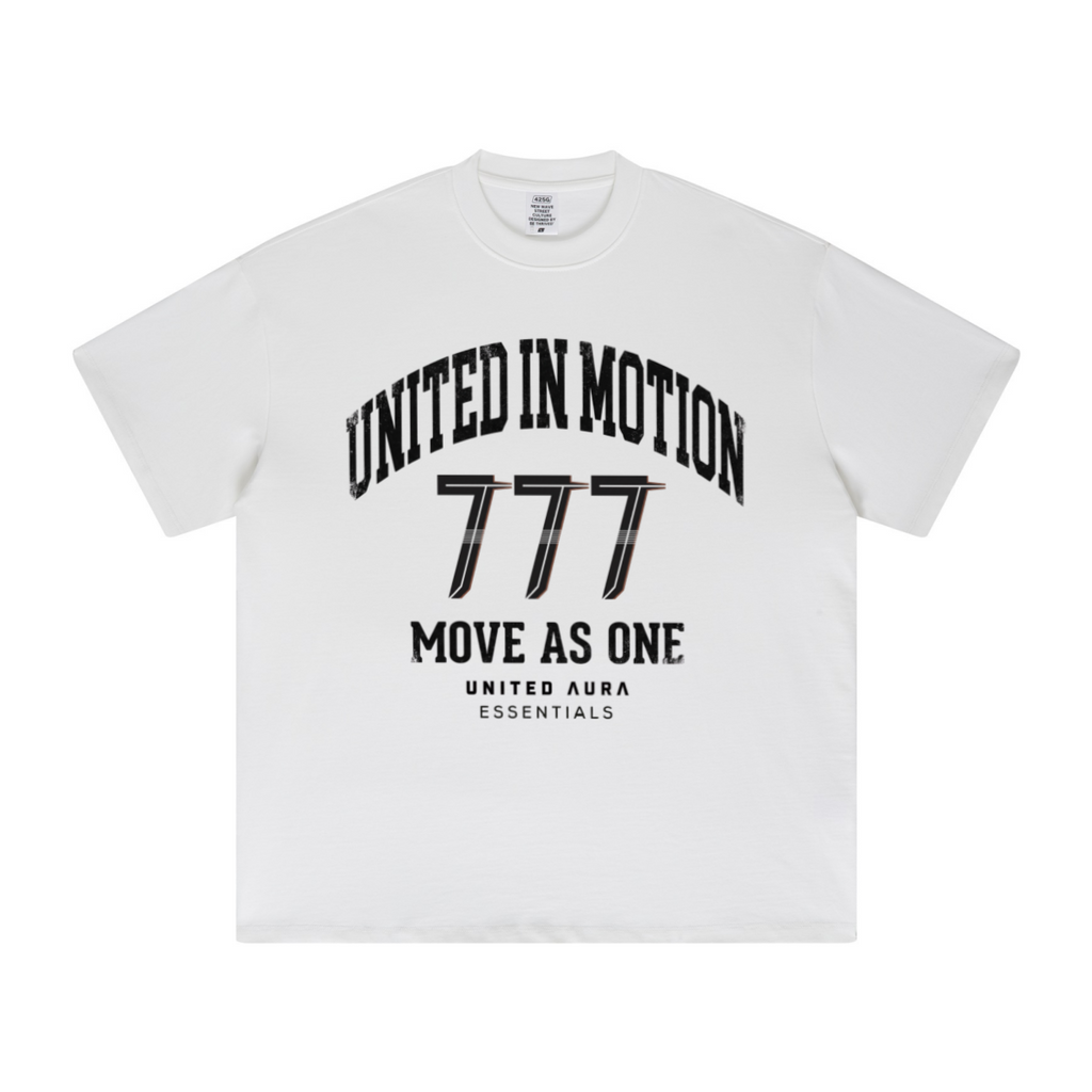 425GSM Women's Heavyweight Double-Yarn Drop-Shoulder T-Shirt Off White
