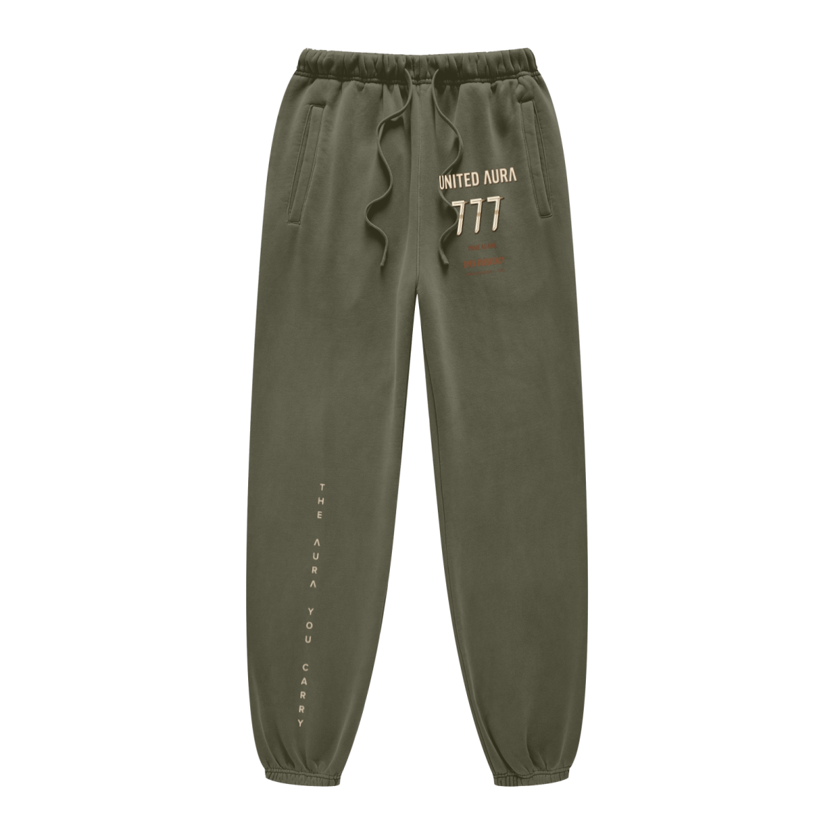 400GSM Unisex Heavyweight Pigment-Wash Pants Sage Green
