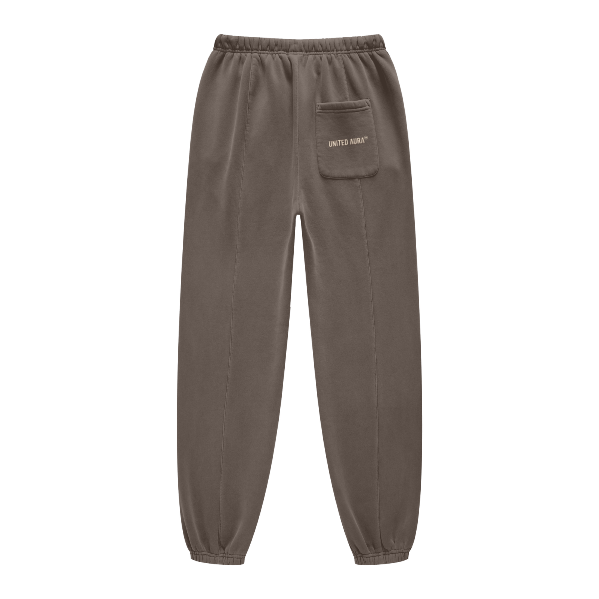 400GSM Unisex Heavyweight Pigment-Wash Pants Coffee Brown