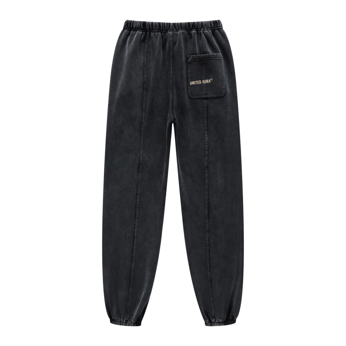 400GSM Unisex Heavyweight Pigment-Wash Pants Snow Wash Grey