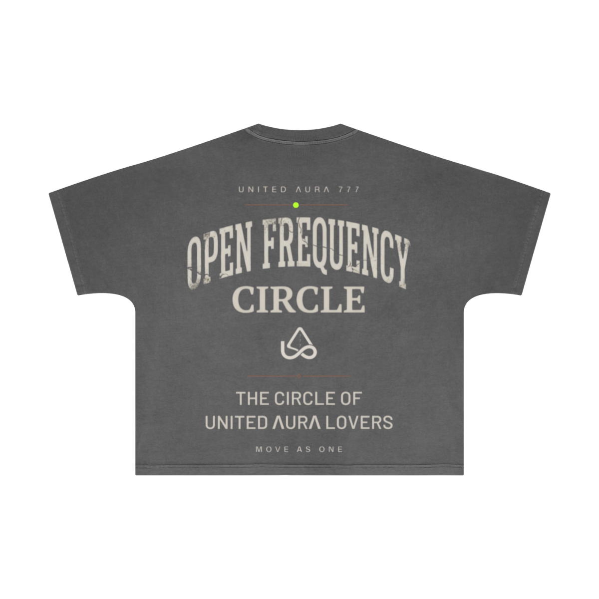 310GSM Unisex Vintage-Wash Batwing Sleeve T-shirt Dark gray