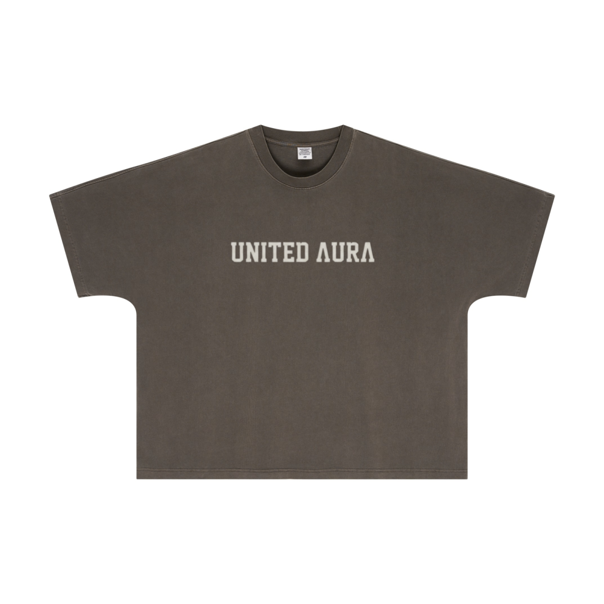 310GSM Unisex Vintage-Wash Batwing Sleeve T-shirt Coffee