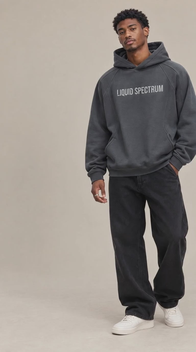 Liquid Spectrum Structured Hoodie — Men’s 360 GSM