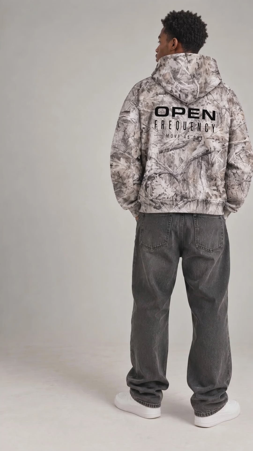 Open Frequency UA 777 Desert Camo Zip-Up Unisex Hoodie