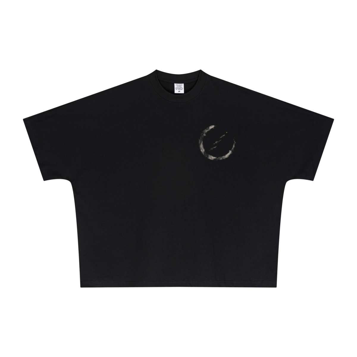 270GSM Unisex Batwing Sleeve T-shirt Black