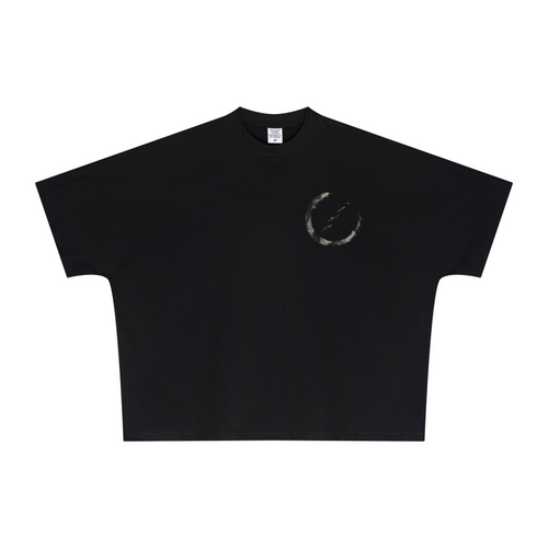 270GSM Unisex Batwing Sleeve T-shirt Black