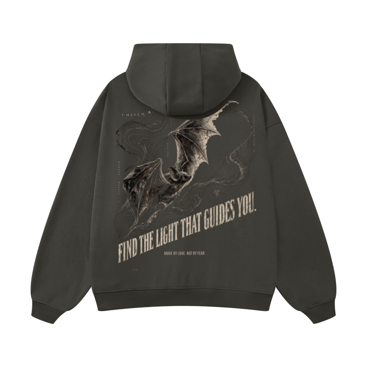 420GSM Unisex Fall&Winter Fleece-Lined Solid-Color Zip-Up Hoodie Dark Grey