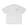 425GSM Unisex Heavyweight Double-Yarn Drop-Shoulder T-Shirt White