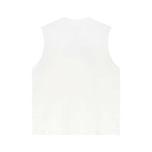 220GSM Men's Lyocell Cooling Cotton Panel T-Shirt White