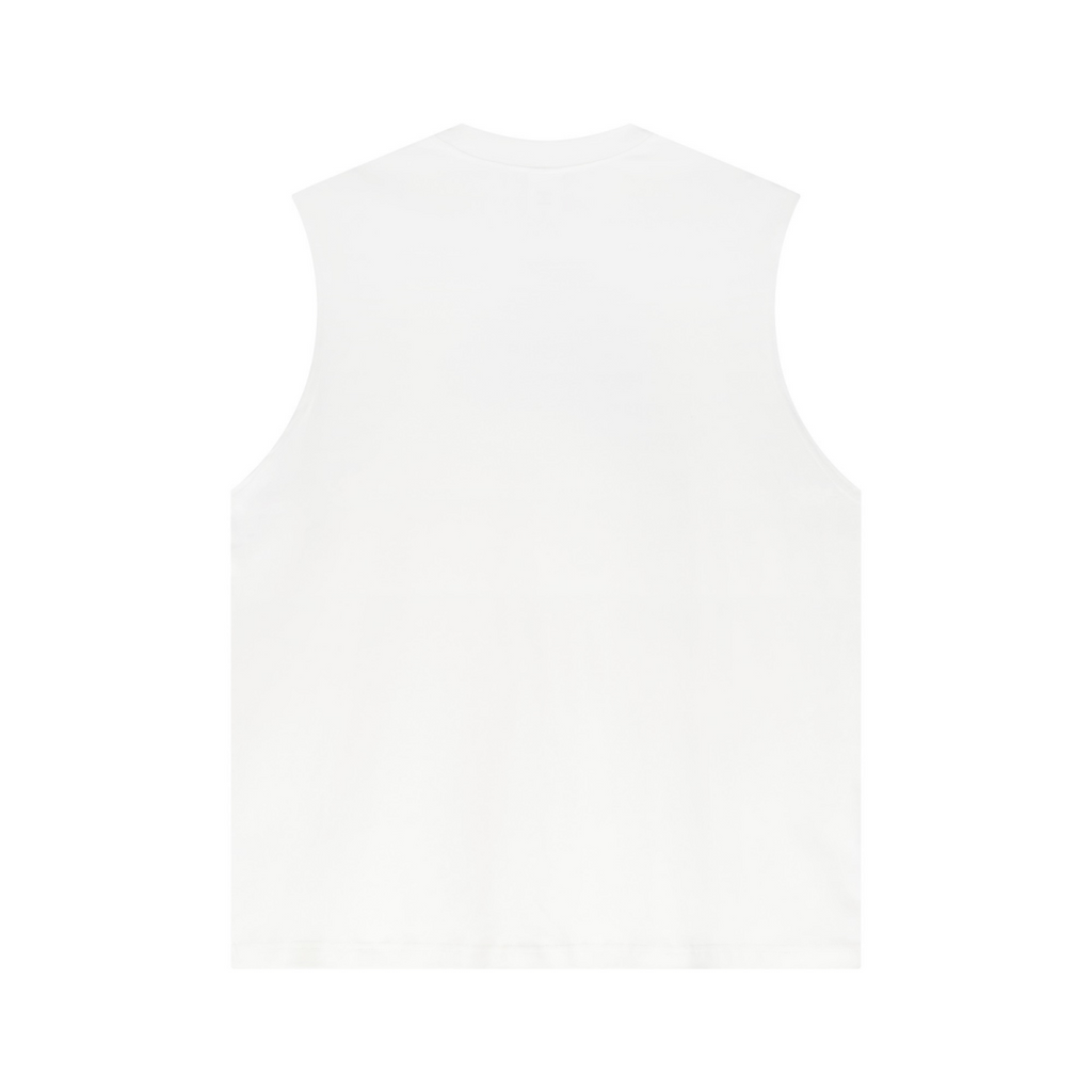 220GSM Men's Lyocell Cooling Cotton Panel T-Shirt White