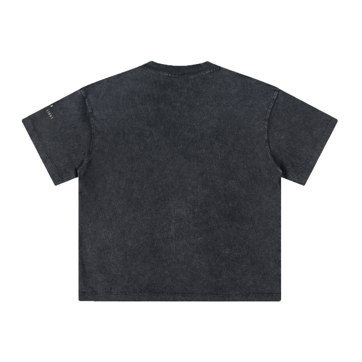 260GSM Unisex Heavyweight Re-Washed Distressed Crew Neck T-shirt Snowflake