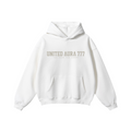 345GSM Men's Solid Color Pullover Hoodie White
