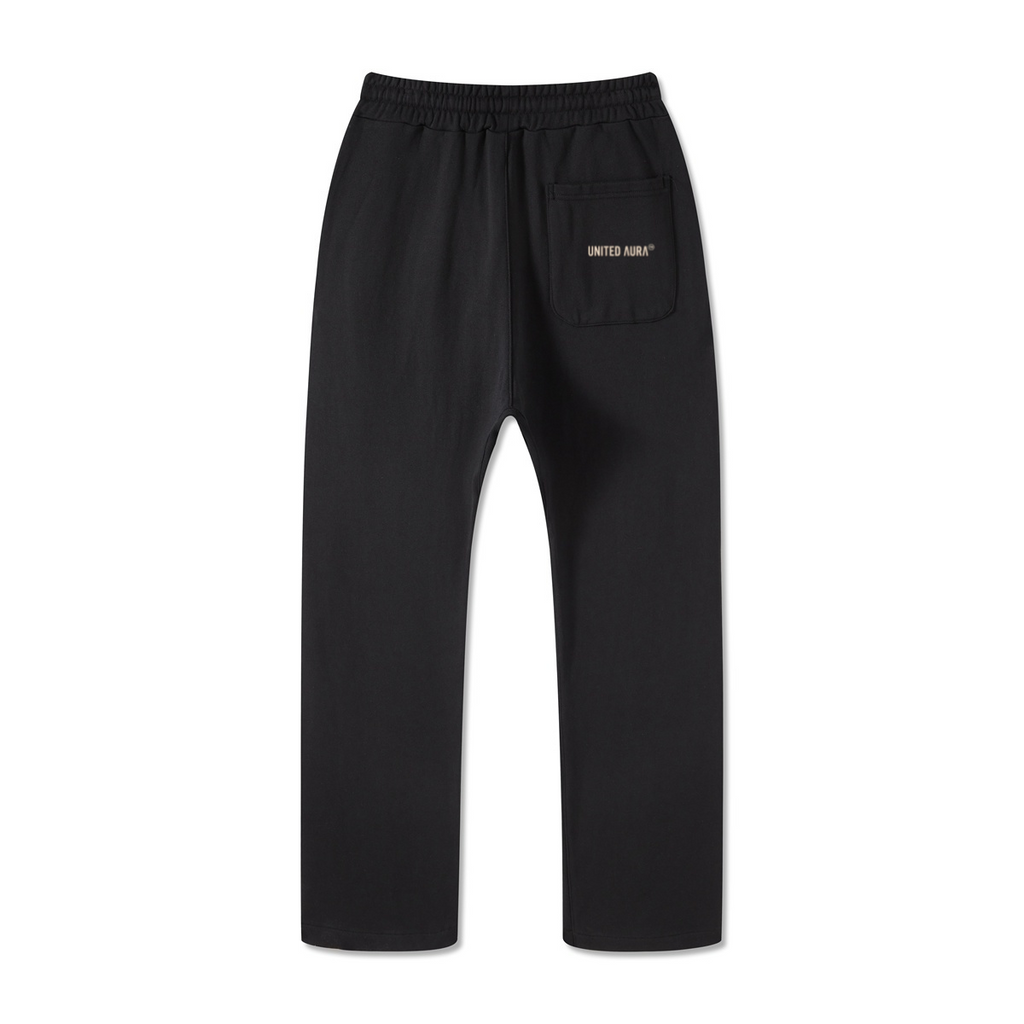 445GSM Unisex Premium Earth-Tone Heavyweight Pants Black