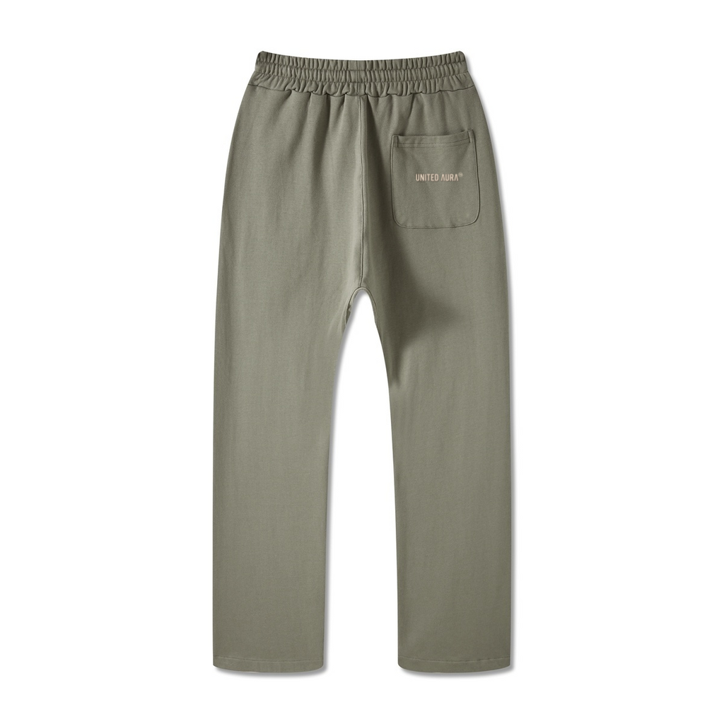 445GSM Unisex Premium Earth-Tone Heavyweight Pants Sage Green