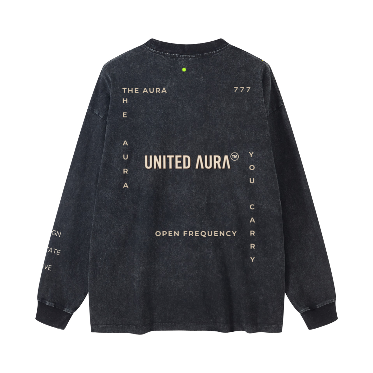 260GSM Women's Heavyweight Vintage-Wash Loose-Fit Long-Sleeve T-Shirt Snow Wash
