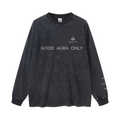 260GSM Women's Heavyweight Vintage-Wash Loose-Fit Long-Sleeve T-Shirt Snow Wash